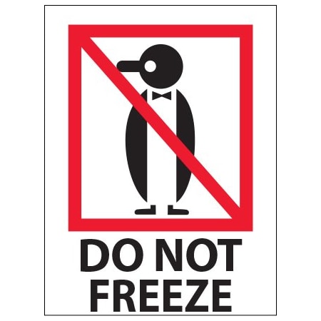 Bsc Preferred 3 x 4'' - ''Do Not Freeze'' Labels BUY00023903